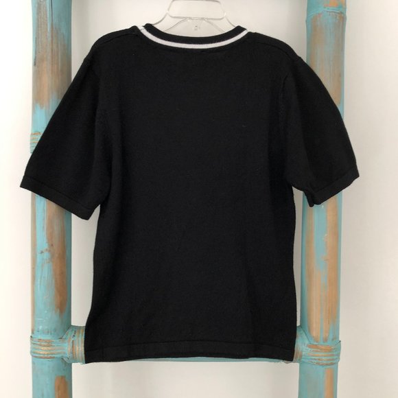 Brandy Melville Ringer Crop Knit Top - Picture 5 of 7